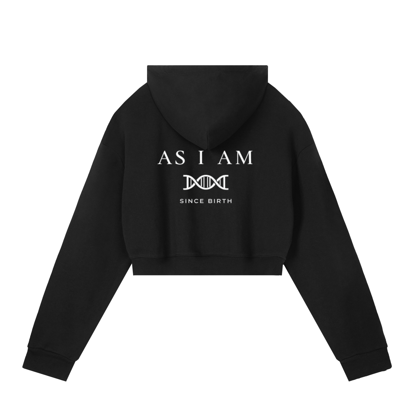 S.D.O Essential Cropped Zip-Up Hoodie