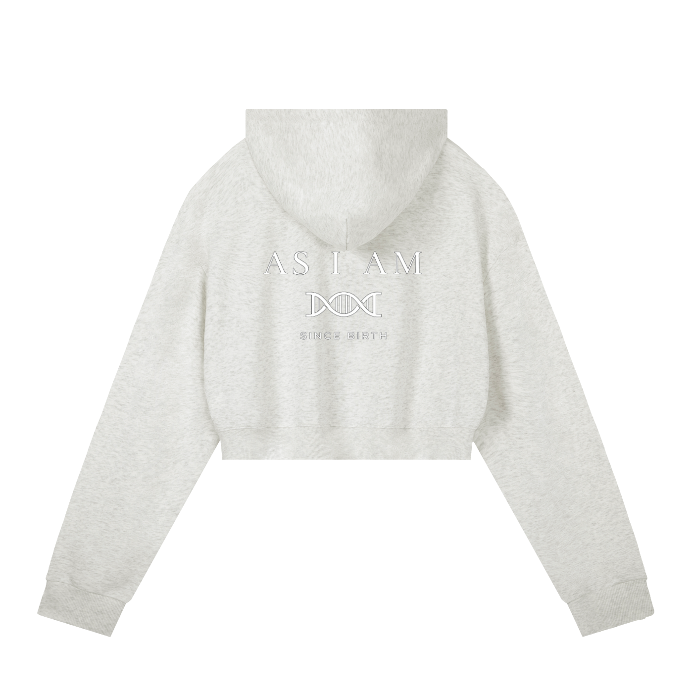 S.D.O Essential Cropped Zip-Up Hoodie